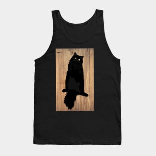 Black Cat Sprawl Tank Top